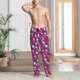 thumbnail image 2 of Balery Vintage Vinyl Record Pantalones de pijama para hombre, pijama ultraligero, pantalón de descanso-XX-Large, 2 of 6