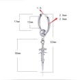 thumbnail image 2 of Pendientes de Acero inoxidable perfecl Clip de oreja plata 2 piezas, 2 of 7