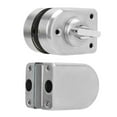 Double Door Push Sliding Access Control Office Glass Door Lock