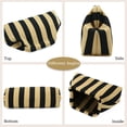 thumbnail image 5 of Summer Clutch Purses for Women Casual Crochet Dumpling Bag Colorblock Striped Cloud Clutch Handbags Casual Colorblock Bag Beach Clutch Purses Handbags, 5 of 6