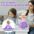 thumbnail image 6 of Electric Princess Doll With Lighting Music And Walking Functions, 360° Smart Swivel Wheels Obstacle Avoidance And Playful Movement, Perfect For Birthday Parties Bedtime Stories, 6 of 6