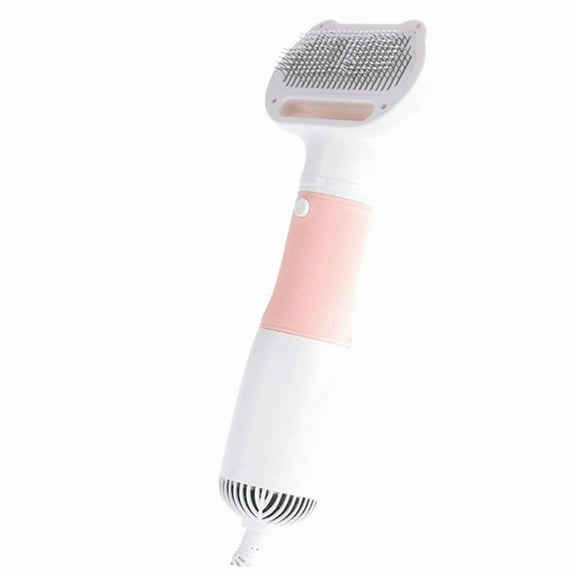 3in1 Pet Dog Dryer Quiet Hair Dryers and Comb Brush Grooming Kitten Cat Puppy Fur Blower US Plug Pink