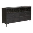 thumbnail image 3 of Furniture of America Brio 6-Drawer Solid Wood Bedroom Adult Double Dresser, Espresso, 3 of 7