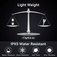 thumbnail image 4 of HUGFEGWE 2 Pack Clip on Flashlights, Running Light for Runners Rechargeable Safety Lights for Walking at Night Hands Free Flashlight Portable LED Work Light Warning Flashing Camping Hiking AZ824-5185, 4 of 6