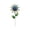 B004- Cat Brass Bell Wind Chime, variant on Outdoor Garden Decor, Metal Garden Decor, Yard Art Outdoor and Garden, Front Yard Decorations Outdoor, 17X6X0.5 Inch Hand-Painted Blue and Pink Sunflower Metal Pick, Durable