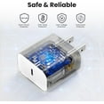 thumbnail image 4 of for iPhone 17 16 15 Charger, 3 Pack 20W USB CCharger With 6ft C to C Cable Compatible With iPhone 17/ iPhone 17/17 Air/17 Pro/17 Pro Max/16/16 Pro/16 Pro Max/16 Plus/15 Series/iPad Air/iPad Pro, 4 of 7