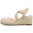 thumbnail image 2 of Journee Womens Ashlee Platform Espadrille Wedge Sandals, Widths Available, 2 of 9