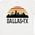 thumbnail image 4 of Inktastic Dallas Texas Skyline Vintage Boys or Girls Toddler T-Shirt, 4 of 5