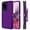 Purple/Pink, variant on For Samsung Galaxy S20 Ultra Heavy Duty Shockproof Armor Protective Hybrid Case Cover With Clip Black/Black