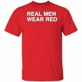 thumbnail image 1 of Real Men Wear Red Retro 90's T-Shirt, 1 of 2