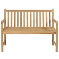 thumbnail image 3 of vidaXL Solid Teak Wood Garden Bench with Multi Colors Cushion Outdoor Seat, 3 of 44