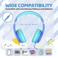 thumbnail image 4 of Auriculares con cable JoySpark Kids, límite de volumen de 85 dB, azul, 4 of 7