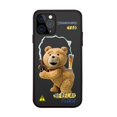 thumbnail image 1 of Funda de teléfono esmerilada de dibujos animados de pareja de osos de peluche para iPhone X XS Max XR 13 12 11 Pro MAX Mini SE2022 6S 7 8 Plus Fivean unisex, 1 of 2