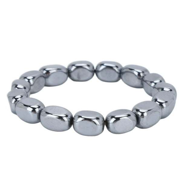 Pulsera De Piedra Curativa Terahertz, Purifica La Conductividad Térmica Del Cuerpo, Mejora La Aptitud Física, Pulsera De Terahertz Natural, Doble Seguridad Para Hombres Para El ANGGREK AHX402