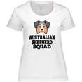 thumbnail image 3 of Inktastic Dog Australian Shepherd Squad Women's Plus Size T-Shirt, 3 of 5