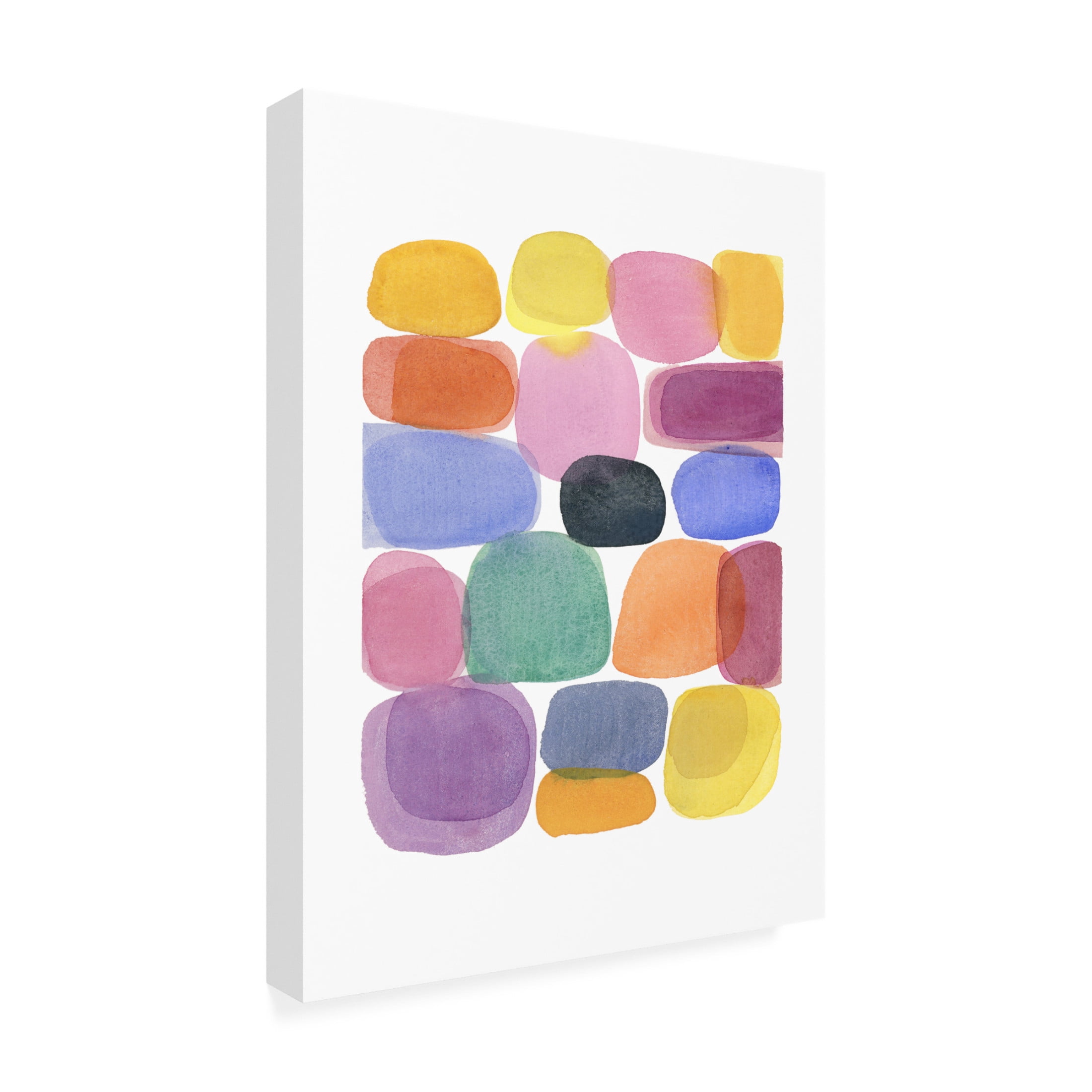 Trademark Fine Art Louise van Terheijden Color Blocks 4 Canvas Wall Art