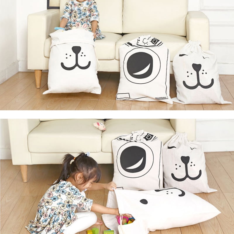 large canvas toy storage bags