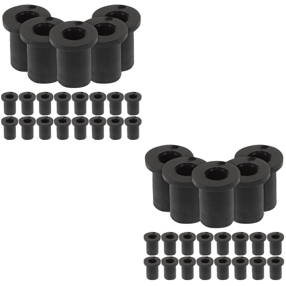 50 pcs Rubber Well Nut Fairing Fastener Motorcycle Fastener Part With Insert