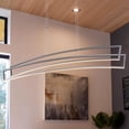 thumbnail image 3 of VONN Sirius 46" Integrated LED ETL Certified Linear Chandelier in Silver, 3 of 10
