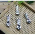 thumbnail image 6 of U8MO 10~50pc Fist Alloy Charms Bracelet Necklace Pendant Jewelry Making DIY 23*7mm-10pcs, 6 of 8