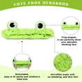 thumbnail image 3 of Face Wash Headband, Frog Spa Hair Bands Makeup Headbands Women Cartoon Cute Coral Fleece Elastic Headband Creative Hair Accessories for Washing Face Shower Beauty Skincare, 3 of 8