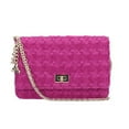 thumbnail image 1 of Pre-Owned Chanel Matelasse Shoulder Bag Tweed Purple Women's CHANEL Chain Wallet (Good), 1 of 7