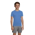 thumbnail image 2 of Coerni Boys Girls Athletic Shirts Kids Summer Short Sleeve Workout T Shirt Quick Dry Gym Tops Tee Breathable Compression Underwear, 2 of 9