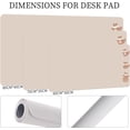 thumbnail image 6 of Cartoon Greedy Squirrel Pattern Mouse Pad,Desk Mat,Game Mat,Makeup Table Mat,Varied Use Mat for Office/Home/Study Girls Women(31.5''''X15.7'''',Brown&Greedy Squirrel), 6 of 6
