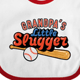 thumbnail image 4 of Inktastic Grandpa's Little Slugger Boys or Girls Baby Bib, 4 of 4