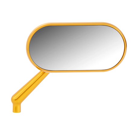 Arlen Ness Forged Oval Gold Right Mirror (13-178)