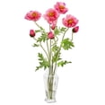 thumbnail image 1 of Nearly Natural 1785-PK 26 in. Poppy Artificial Arrangement - Pink, 1 of 1
