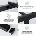 thumbnail image 5 of Awesofurni 18" Twin-XL Bed Frame, Heavy Duty Platform Bed Frame with Storage Space, Noise Free Steel Slat Support, No Box Spring Needed, Easy Assembly, 5 of 7