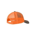 thumbnail image 2 of Top Headwear Snapback Trucker Cap - Steel Grey/Neon Orange, 2 of 2