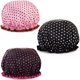 thumbnail image 1 of Gorro de ducha para adultos de tela satinada impermeable EVA de satén doble 3 uds. Ndcxsfigh Cuidado Belleza, 1 of 1