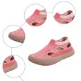 thumbnail image 4 of Rokment Womens Tie Dye Orthotic Chunky Walking Shoes Beach Casual Closed Toe Sandals Hollow out Comfortable Platform Slip on Socks Non Slip Nursing Work Flat Loafers Fashion Sneakers Red Size 7.5, 4 of 8