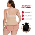 thumbnail image 2 of MANIFIQUE Plus Size Body Shaper Tummy Control Panty - Shapewear for Women, Beige, 1-Pack, 2 of 6