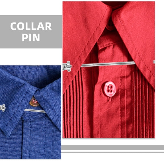 Tineasur Decorative Collar Bar for Men Alloy Tie Pin Suitable for Weddings and Formal Events