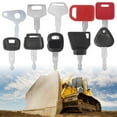 thumbnail image 3 of 10 Keys Heavy Equipment Key Set Construction Ignition Key Set Agricultural Key Set Aluminum Key Heavy Equipment Key Set For Excavators Bulldozer Tractors Loader, 3 of 9