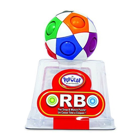 Popular Playthings Orbo By Plasmart The Snap And Match Puzzle Brain Teaser Fidget Ball Play To Enhance Memory Processing Speed And Concentration Ages 4 And Up