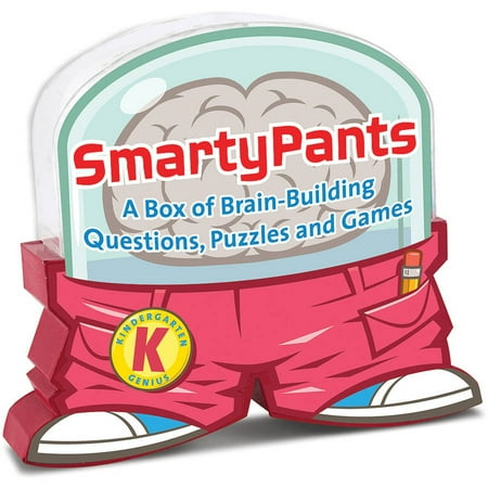 Melissa & Doug Smarty Pants Kindergarten Card Set - 120 Educational, Brain-Building Questions, Puzzles, and Games