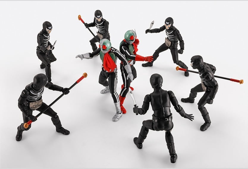 Tamashii Nations - Kamen Rider - S.H.Figuarts - Shocker Combatman Evil Showa Kaijin Ed. Action Figure