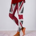 thumbnail image 4 of MKLEKYY Leggings deportivos con efecto tie-dye para mujer, pantalones de yoga, para el Día de la Independencia 2077, 4 of 4