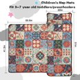 thumbnail image 5 of Pioneer Flower Floral Print Pattern Toddler Nap Mat for Teens Preschool Daycare, Teens Sleeping Mat Bag, Toddler Sleeping Bag with Pillow, 5 of 6
