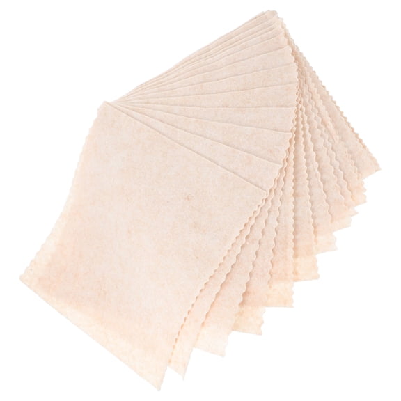KAKOWELY 30 Pcs Loofah Cleaning Cloths Scratch Free Non Woven Fabric Beige For Kitchen Cleaning