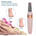 thumbnail image 4 of Portable Electric Callus Remover USB Rechargeable Foot Grinder with 2 Speed Modes & Dual Roller Heads for Dead Skin Removal, 4 of 5