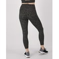 thumbnail image 3 of Hanes Moves Women's 7/8 Leggings with Internal Pocket, 25" Black Leopard Print XL, 3 of 10