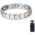 thumbnail image 1 of EGNMCR Stainless Steel Magnetic Bracelet Health Function yoga bracelet, 1 of 1