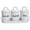 White, variant on 3-Piece Airtight Canister Set with Tray, Keeps Coffee, Tea & Sugar Fresh