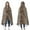 Brown and Black-1, variant on Wearable Blanket,Brown and Black Leopard Print Hooded Wearable Flannel Blanket for Adults & Teens,Winter Poncho Shawl Wrap Cape Cozy Anti-Pill,50"x60"