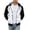 j2-White2, variant on LIIPEE Color Block Zip Up Hoodies For Men Long Sleeve Hooded Sweatshirts Male Autumn Winter Comfortable Casual Sweatshirt With Pockets,L